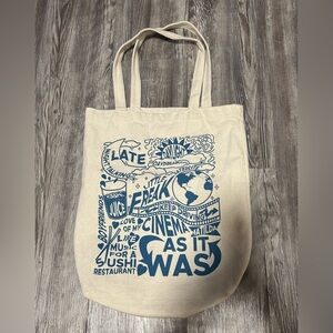 Harry Styles inspired canvas tote